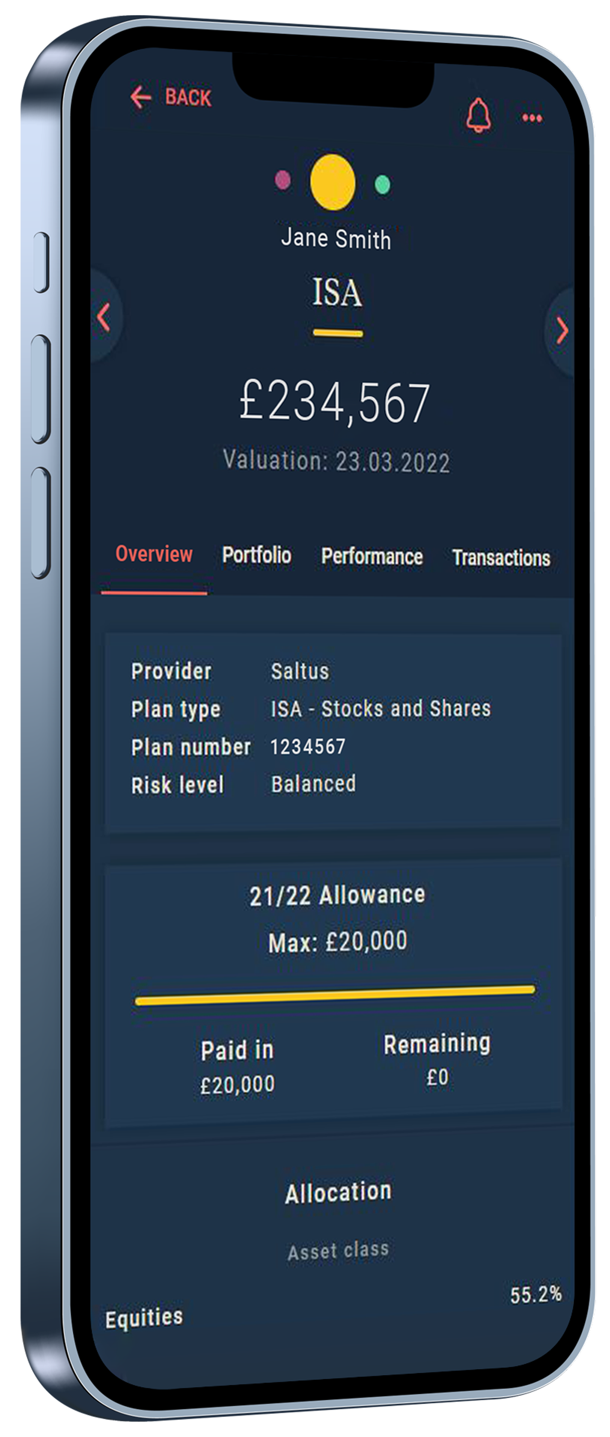 top banner left iphone