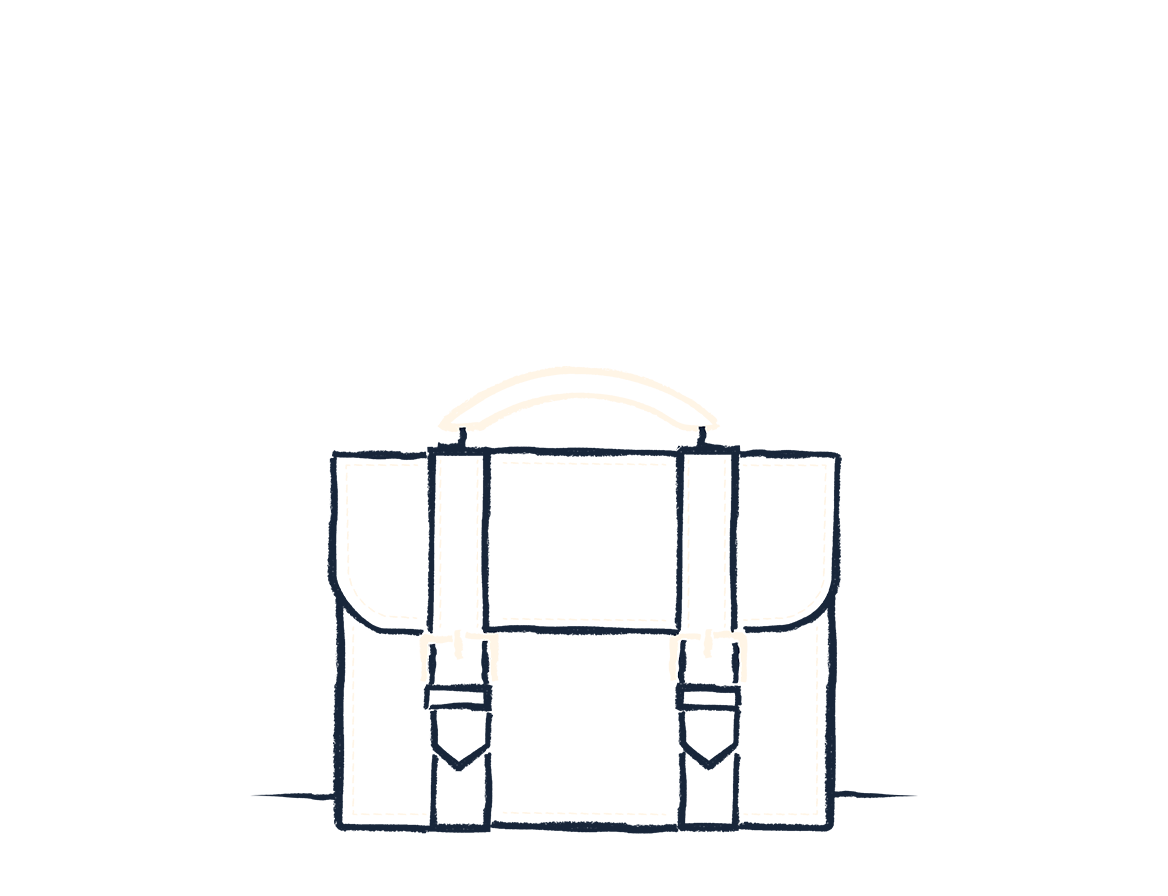 An illustration of a briefcase